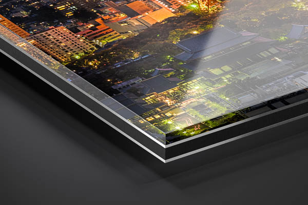 Acrylic Glass | Night skyline of Tokyo