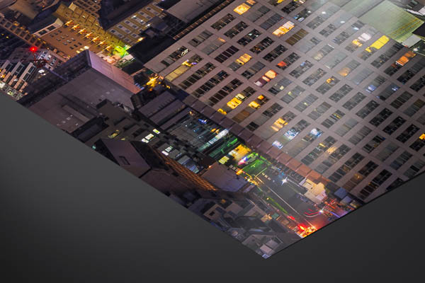 Kunstdruck / Poster | Nächtliche Skyline von Tokio