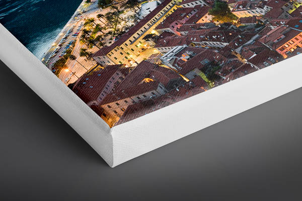 Canvas | Sunset in the Bay of Kotor, Montenegro