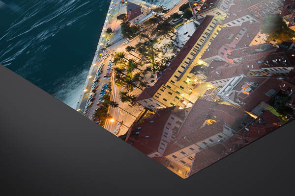 Fine Art Print | Sunset in the Bay of Kotor, Montenegro