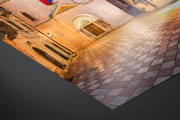 Kunstdruck / Poster | Nachtpanorama von Kotor
