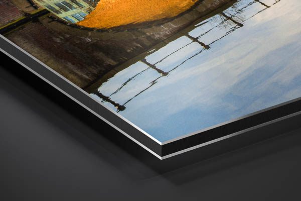 Metal Print | Sunny morning in Amsterdam