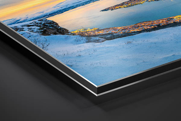 Metal Print | Winter panorama of Tromsø