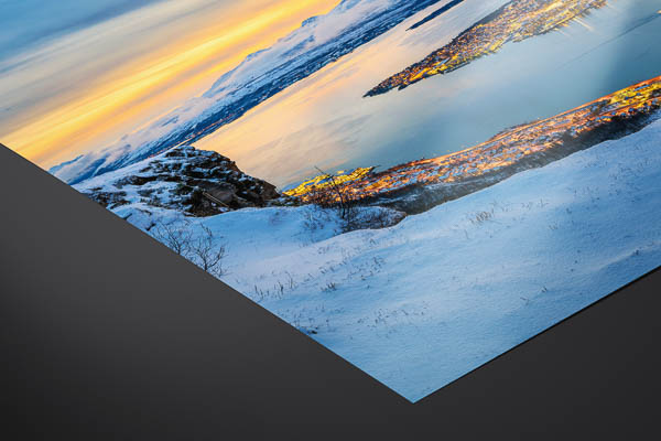 Fine Art Print | Winter panorama of Tromsø
