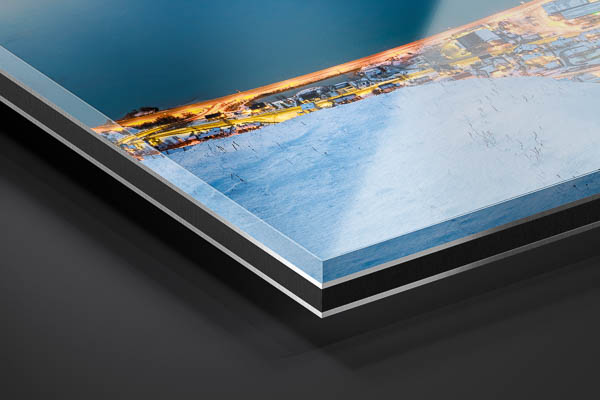 Acrylic Glass - Winter view of Tromsø