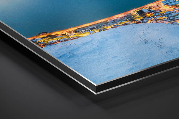 Metal Print - Winter view of Tromsø