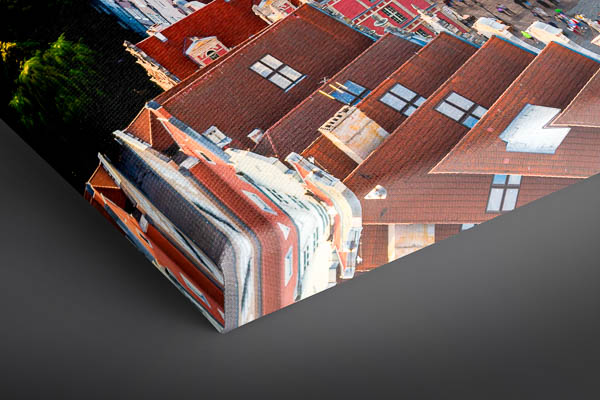 Canvas | Old town of Gdansk from above