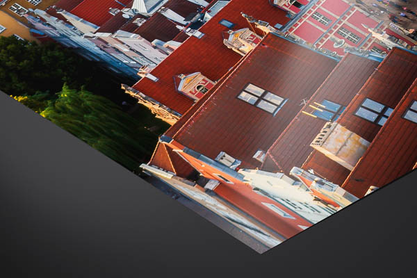 Fine Art Print | Old town of Gdansk from above