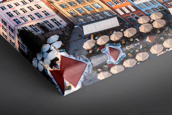 Leinwand | Altstadt von Danzig von oben