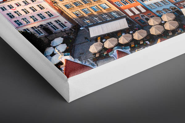 Leinwand | Altstadt von Danzig von oben