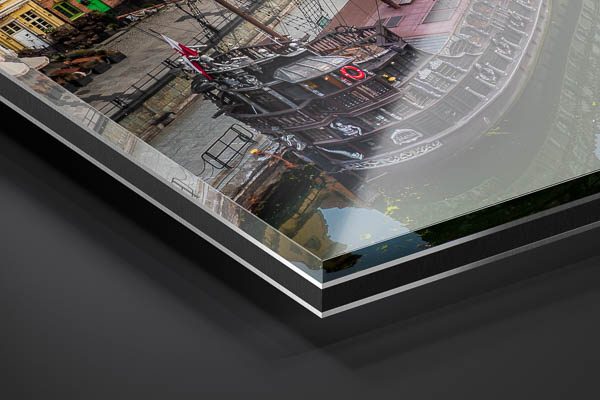 Acrylic Glass | Sunrise in the old town of Gdansk
