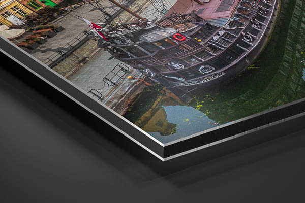 Metal Print | Sunrise in the old town of Gdansk