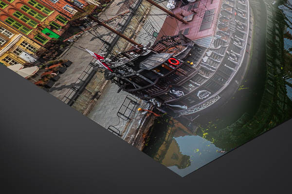 Fine Art Print | Sunrise in the old town of Gdansk