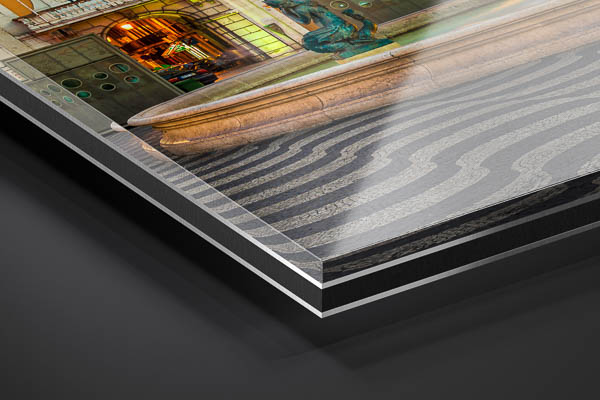 Acrylic Glass - Rossio square in Lisbon