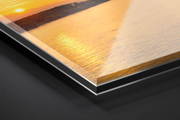 Acrylic Glass | Danube and castle of Bratislava