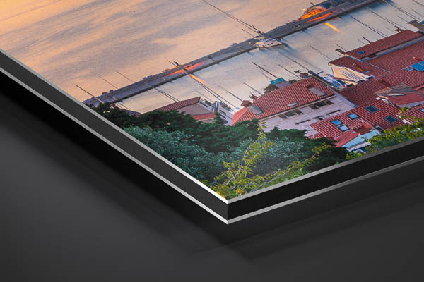Metal Print | Skyline of Piran