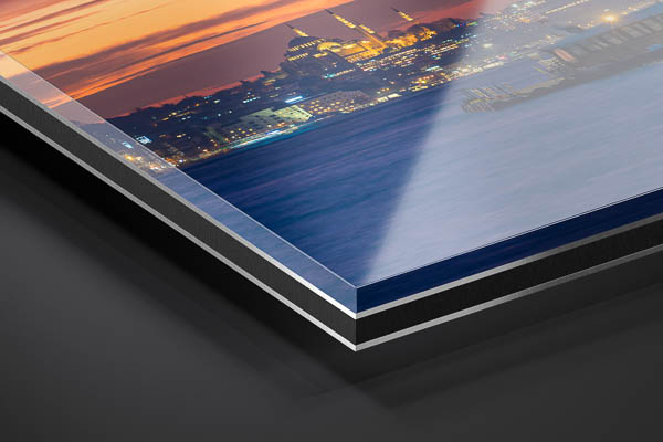 Acrylic Glass | Maiden's Tower in Istanbul at night