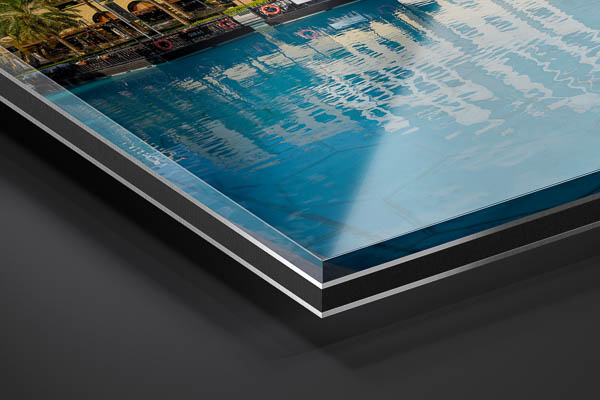 Acrylglas | Dubai mit Burj Khalifa und Dubai Mall