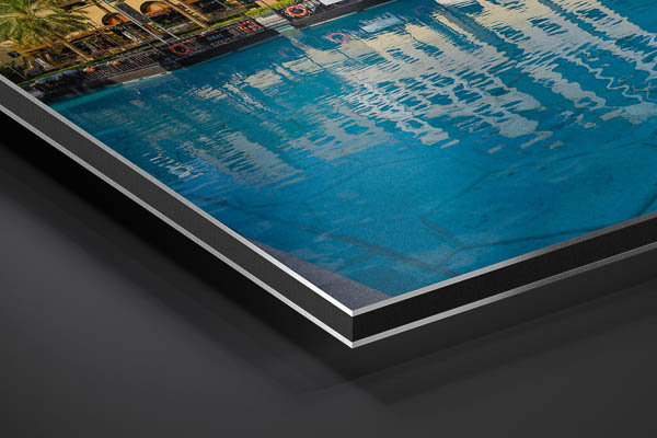 Alu-Dibond | Dubai mit Burj Khalifa und Dubai Mall