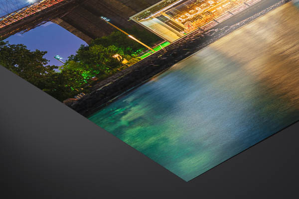 Kunstdruck / Poster | Manhattan und Brooklyn Bridge in New York
