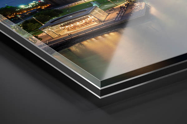 Acrylglas | Sonnenuntergang in Manhattan, New York
