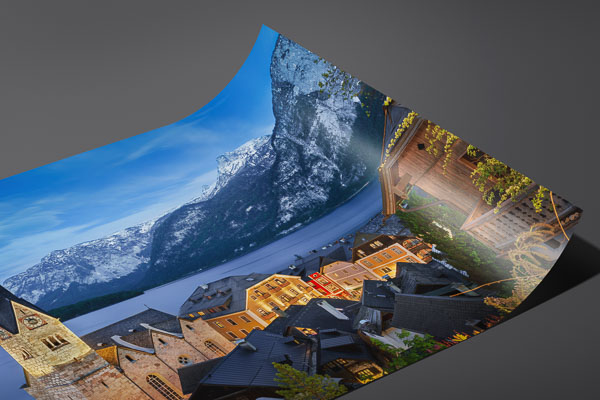 Fine Art Print | Mountain village Hallstatt in Austria