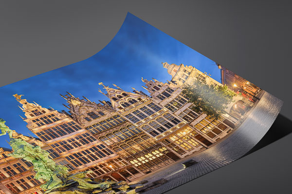 Fine Art Print | Grote Markt in Antwerp at night
