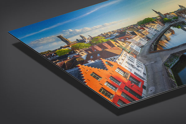 Metal Print | Old town of Bruges