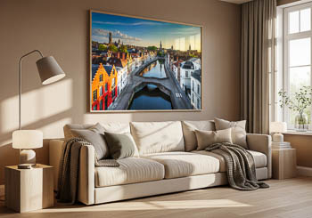Wall Art | Old town of Bruges