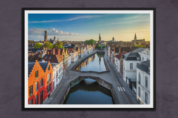 Fine Art Print | Old town of Bruges