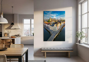 Wandbild | Altstadt von Brügge