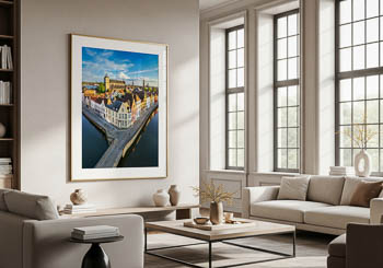 Wandbild | Altstadt von Brügge