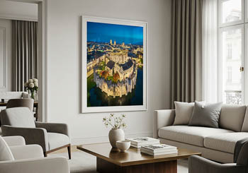 Wandbild | Schloss Gravensteen in Gent