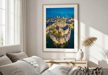 Wandbild | Schloss Gravensteen in Gent