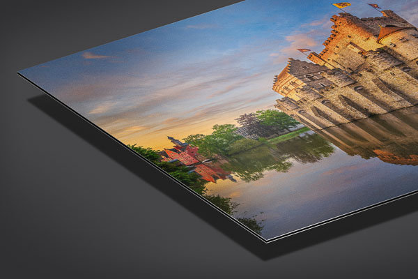 Alu-Dibond | Schloss Gravensteen in Gent
