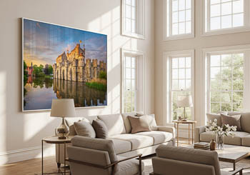 Wandbild | Schloss Gravensteen in Gent