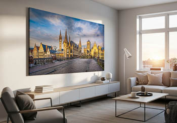 Wall Art | Panorama of the old town of Ghent
