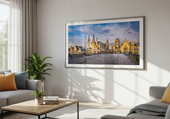 Wall Art | Panorama of the old town of Ghent