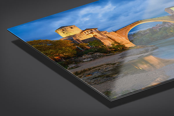 Acrylic Glass | Old Bridge at night in Mostar