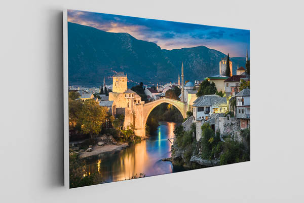 Leinwand | Sonnenuntergang in Mostar