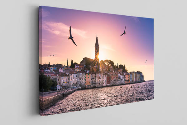 Leinwand | Sonnenuntergang in Rovinj