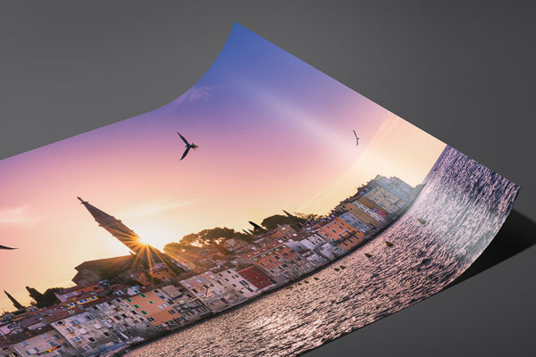 Kunstdruck / Poster | Sonnenuntergang in Rovinj