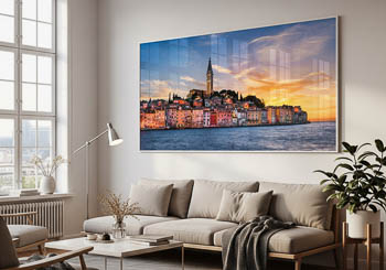 Wandbild | Sonnenuntergang in Rovinj
