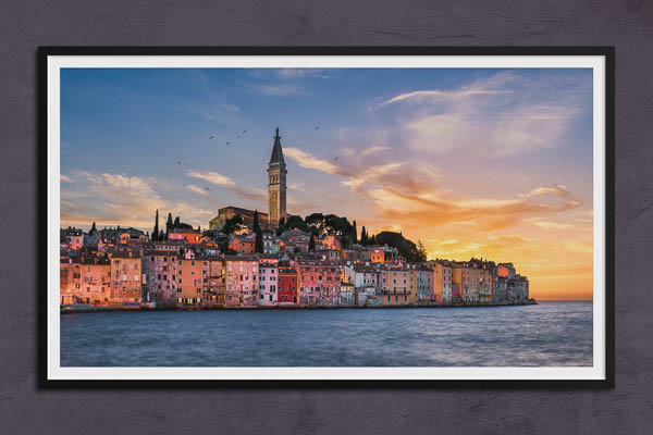 Poster / Kunstdruck | Sonnenuntergang in Rovinj