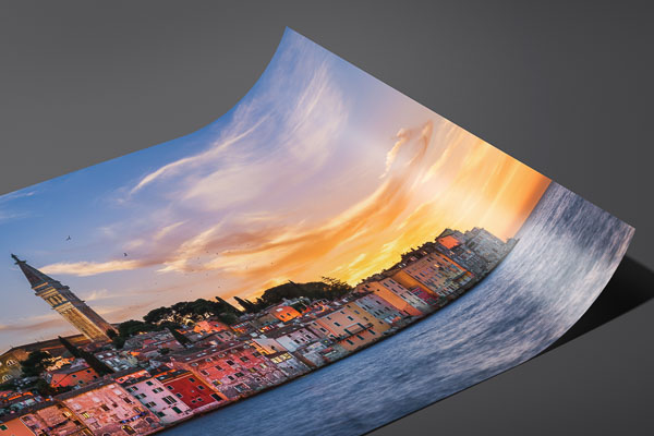 Kunstdruck / Poster | Sonnenuntergang in Rovinj