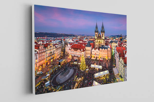 Canvas | Christmas market in Prague