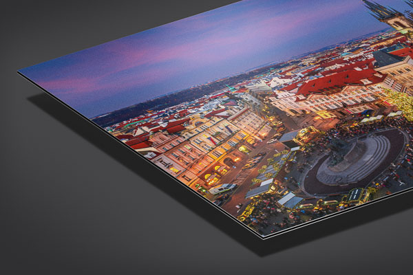 Metal Print | Christmas market in Prague