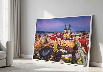 Wall Art | Christmas market in Prague