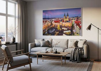 Wall Art | Christmas market in Prague