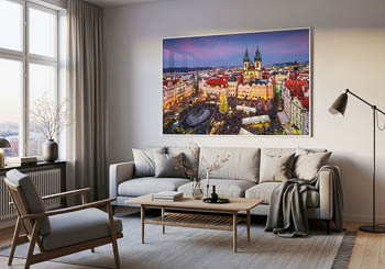 Wall Art | Christmas market in Prague